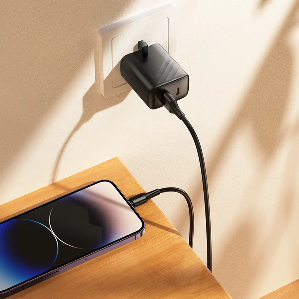 Καλώδιο Δεδομένων και Φόρτισης USB-A - Lightning HOCO X120, 18W, 1μ, Μαύρο
