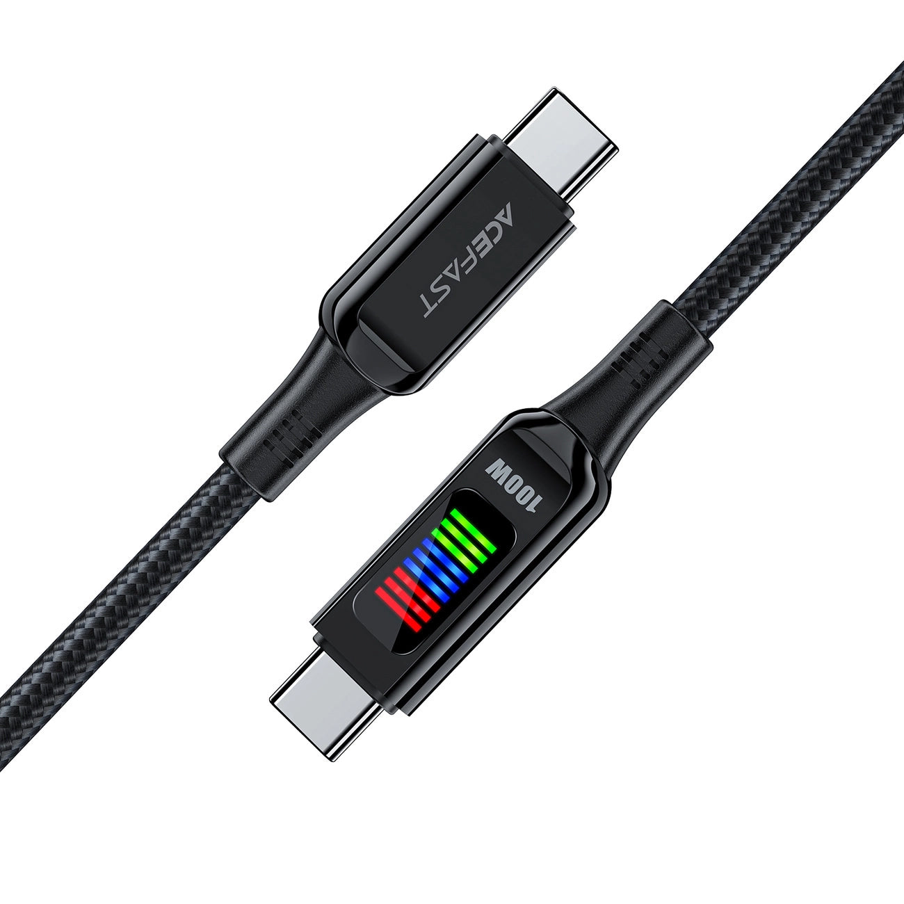 Καλώδιο Δεδομένων και Φόρτισης USB-C - USB-C Acefast C7-03, 100W, 1.2m, Μαύρο