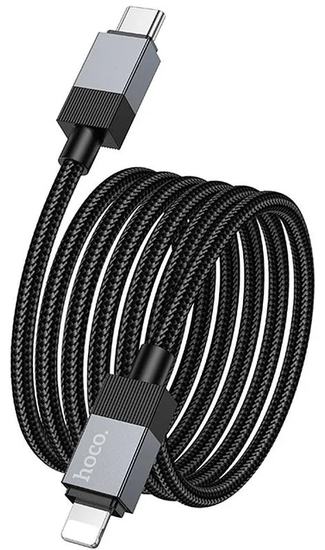 Καλώδιο Δεδομένων και Φόρτισης USB-C - Lightning HOCO X110, 27W, 1m, Μαύρο