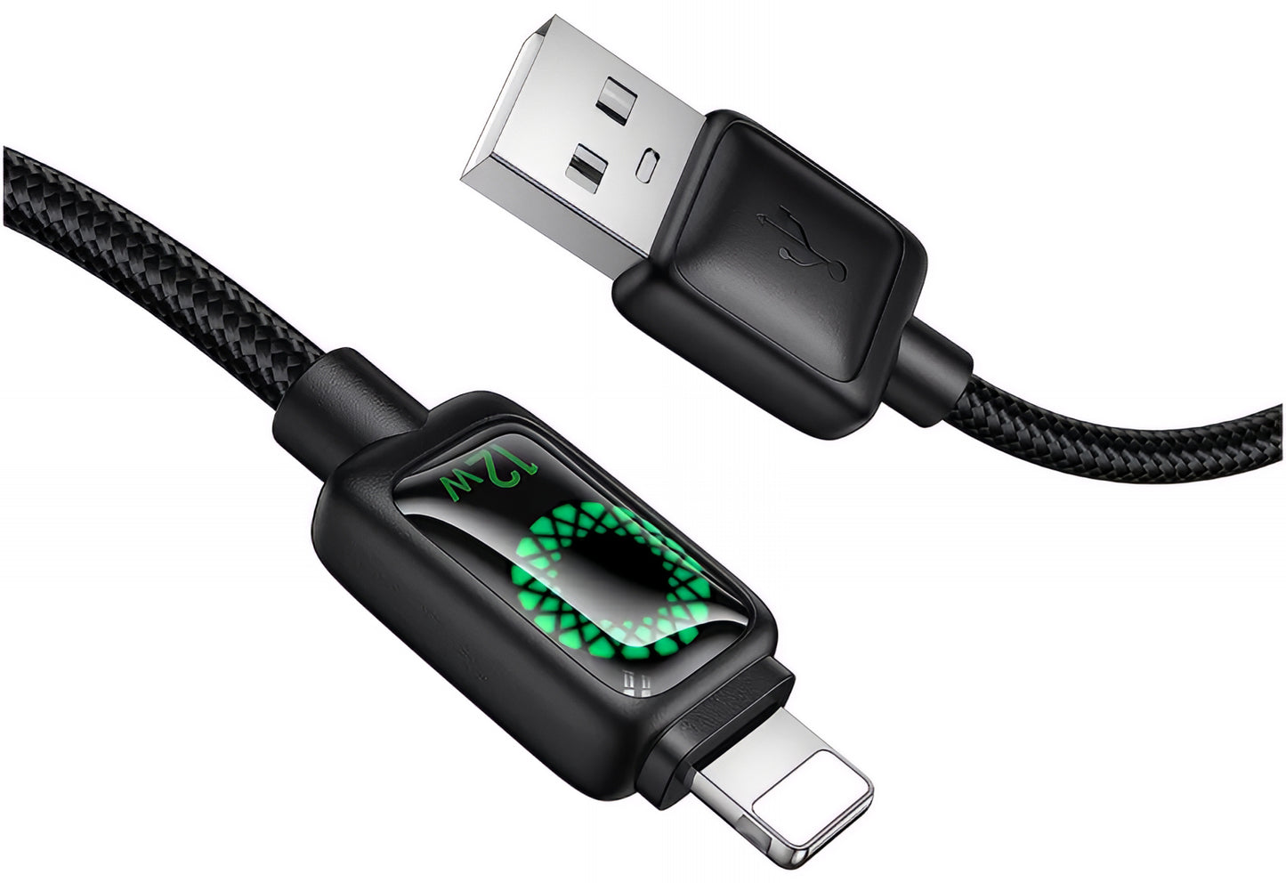 Καλώδιο Δεδομένων και Φόρτισης USB-A - Lightning HOCO U146, 12W, 1.2m, Μαύρο