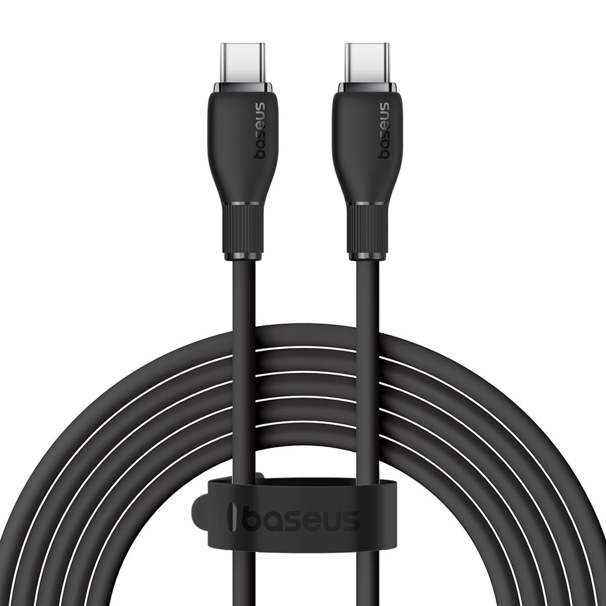 Καλώδιο δεδομένων και φόρτισης USB-C - USB-C Baseus Pudding, 100W, 1.2m, Μαύρο P10355702111-00
