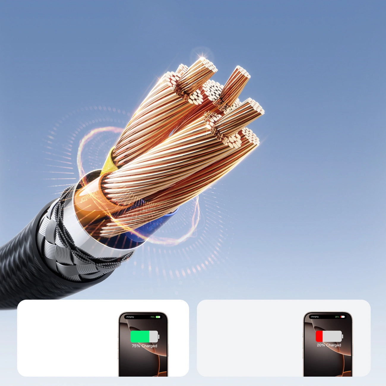 Καλώδιο Δεδομένων και Φόρτισης USB-C - USB-C Joyroom S-A28 Flash, 60W, 2m, Μαύρο