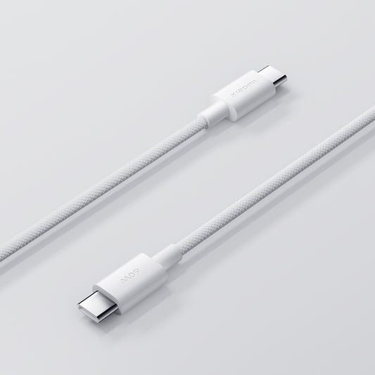 Καλώδιο Δεδομένων και Φόρτισης USB-C - USB-C Xiaomi, 60W, 1m, Λευκό BHR0878GL