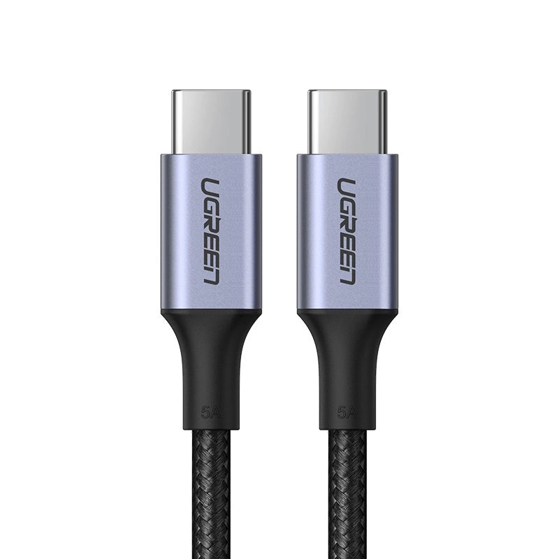 Καλώδιο Δεδομένων και Φόρτισης USB-C - USB-C UGREEN US316, 100W, 0.5m, Γκρι