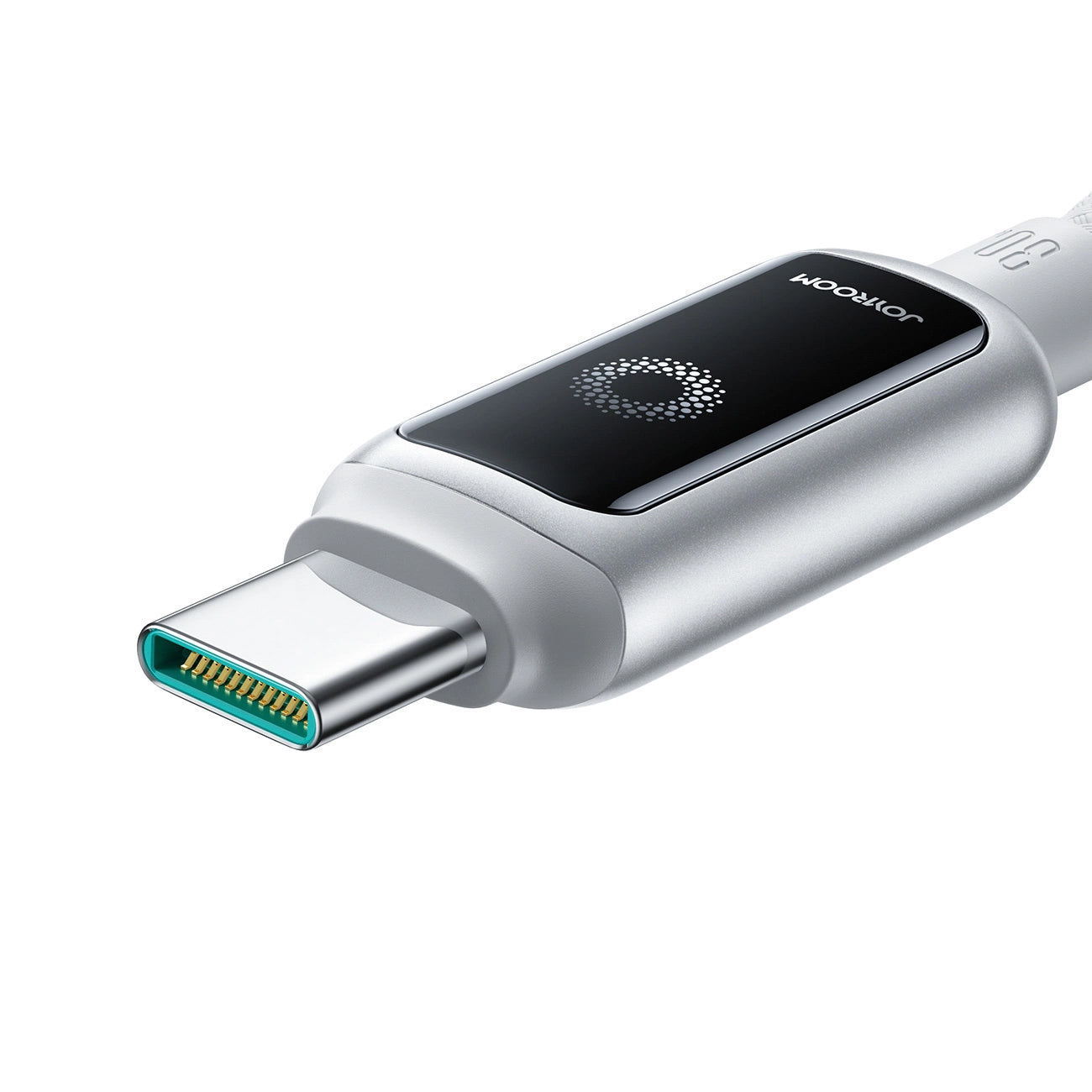 Καλώδιο Δεδομένων και Φόρτισης USB-C - USB-C Joyroom S-A55 StarFlight Display, 100W, 1.2m, Λευκό