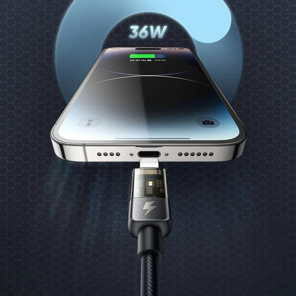 Καλώδιο Δεδομένων και Φόρτισης USB-A - Lightning McDodo CA-3140 Auto Power Off, 18W, 1.2m, Μαύρο