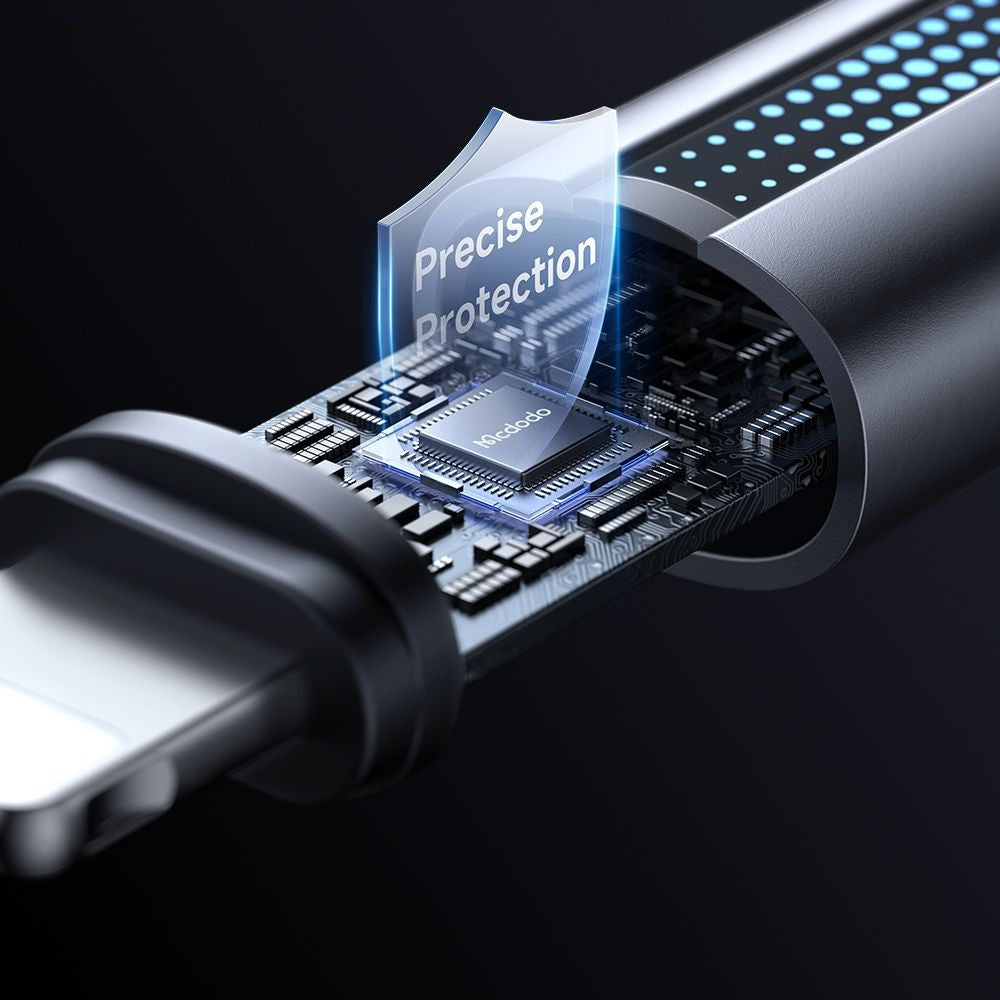 Καλώδιο Δεδομένων και Φόρτισης USB-A - Lightning McDodo CA-5660, 18W, 1.2m, Μαύρο