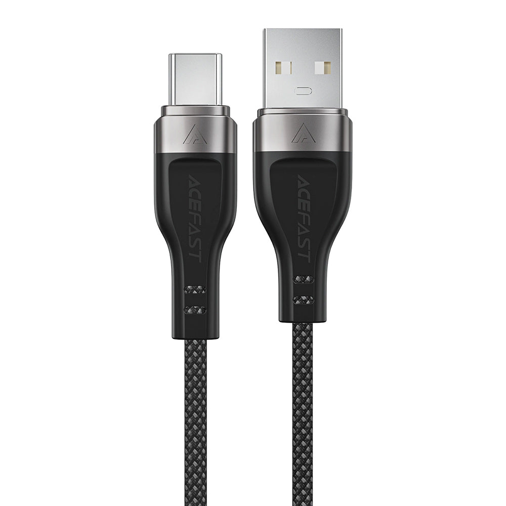 Καλώδιο Δεδομένων και Φόρτισης USB-A - USB-C Acefast C11-04, 18W, 1.2m, Μαύρο