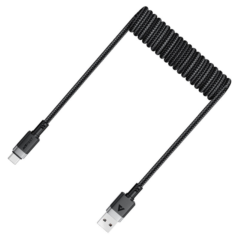 Καλώδιο Δεδομένων και Φόρτισης USB-A - USB-C Acefast C14-04, 18W, 1.2m, Μαύρο