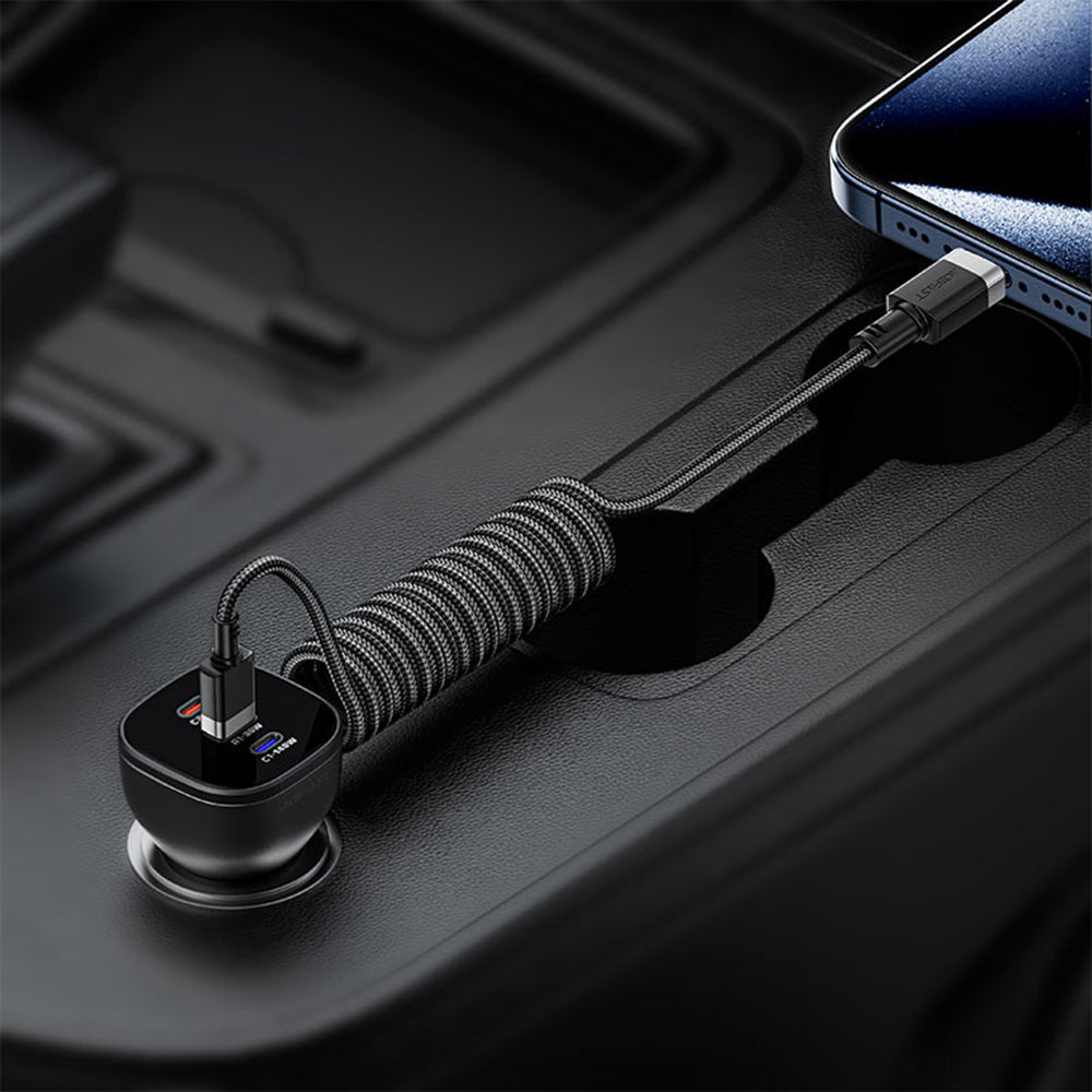 Καλώδιο Δεδομένων και Φόρτισης USB-A - USB-C Acefast C14-04, 18W, 1.2m, Μαύρο