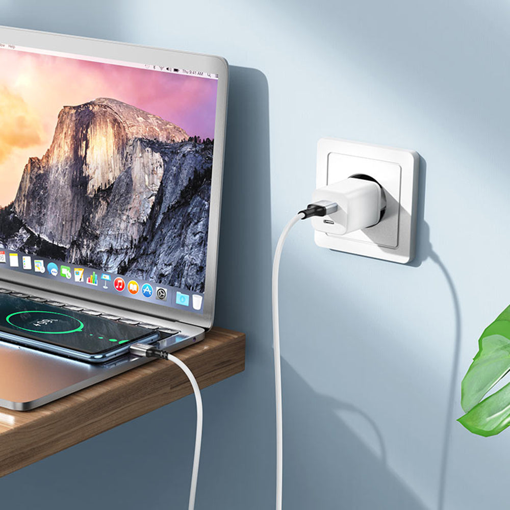 Καλώδιο Δεδομένων και Φόρτισης USB-A - USB-C Borofone BX83, 18W, 1m, Μαύρο
