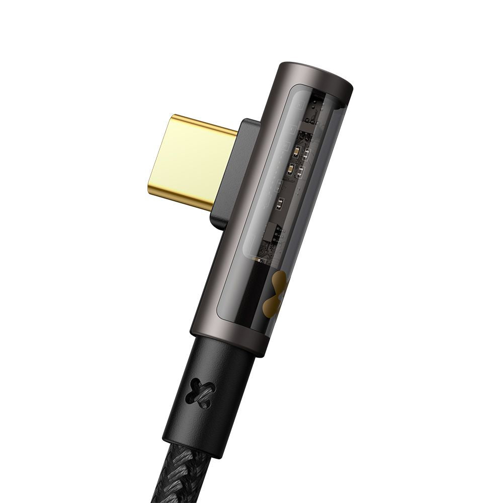 Καλώδιο Δεδομένων και Φόρτισης USB-A - USB-C McDodo CA-3380 Angled, 100W, 1.2m, Μαύρο