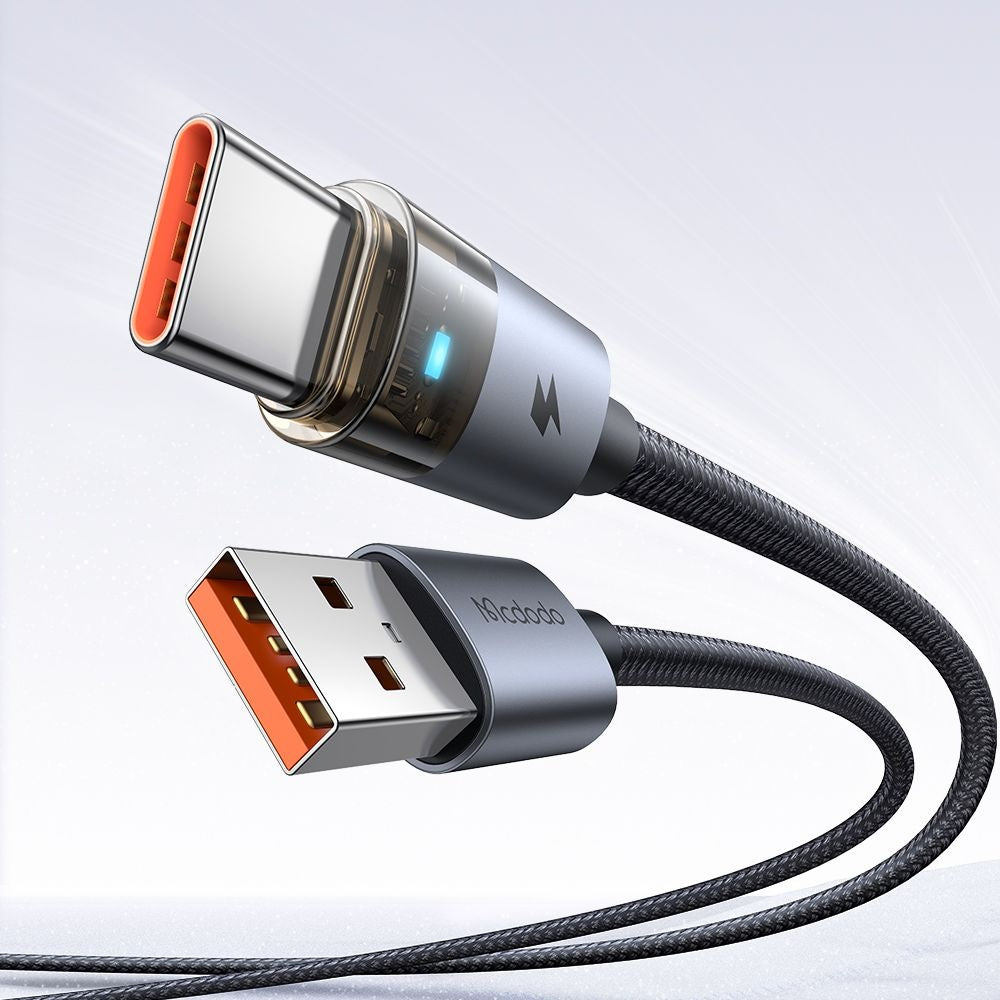 Καλώδιο Δεδομένων και Φόρτισης USB-A - USB-C McDodo CA-6890, 66W, 1.2m, Μαύρο