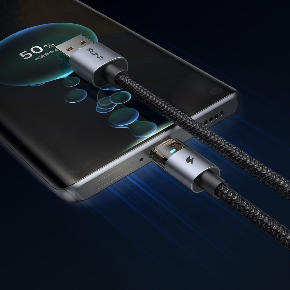 Καλώδιο Δεδομένων και Φόρτισης USB-A - USB-C McDodo CA-6890, 66W, 1.2m, Μαύρο