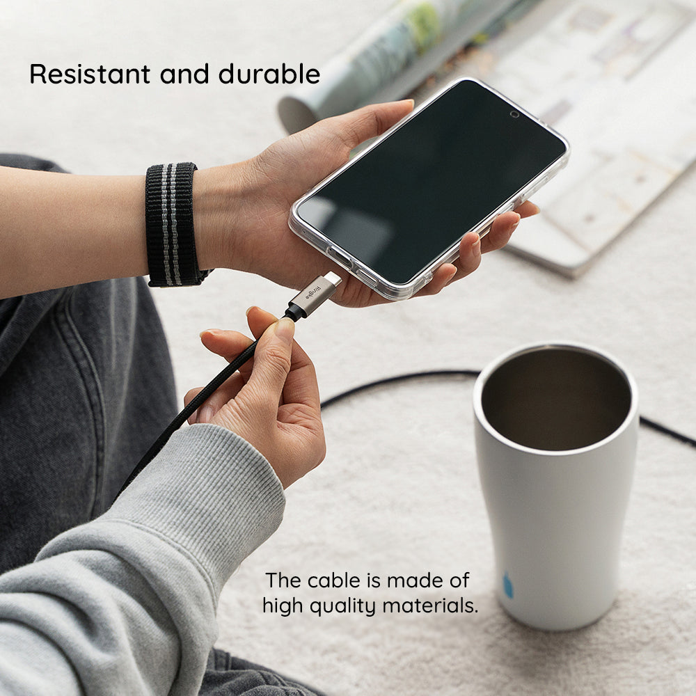 Καλώδιο Δεδομένων και Φόρτισης USB-A - USB-C Ringke, 60W, 2m, Μαύρο