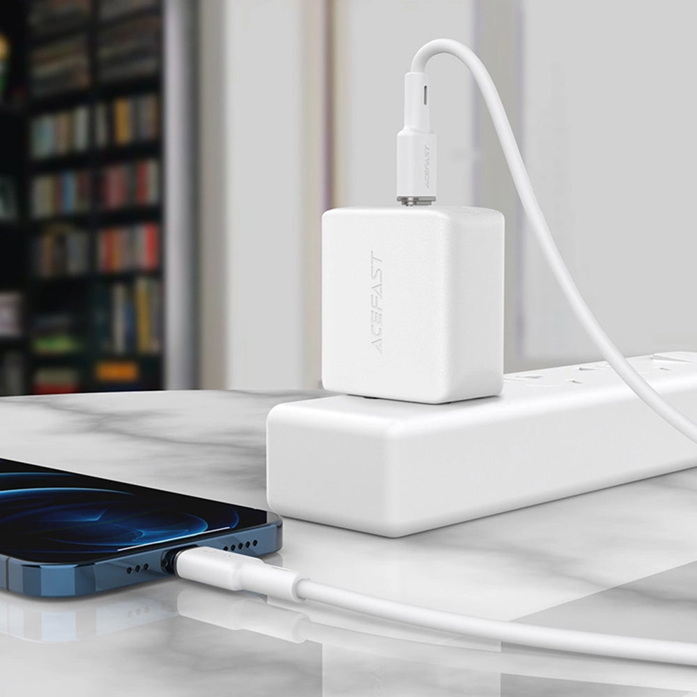 Καλώδιο Δεδομένων και Φόρτισης USB-C - Lightning Acefast C2-01, 30W, 1.2m, Μαύρο