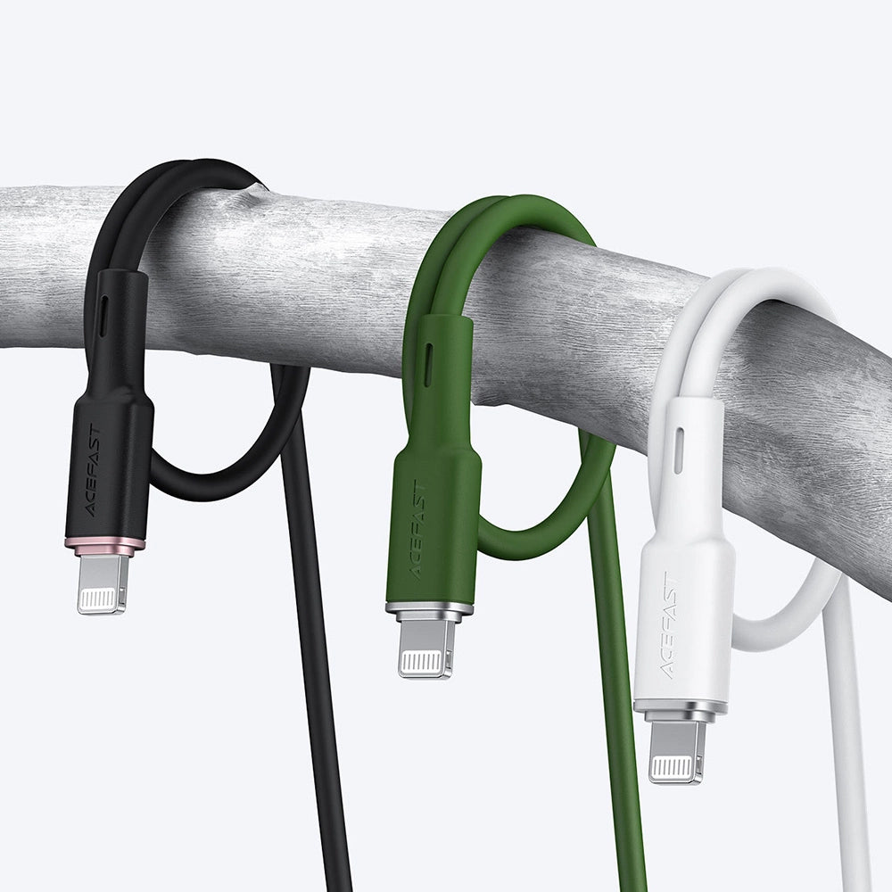 Καλώδιο Δεδομένων και Φόρτισης USB-C - Lightning Acefast C2-01, 30W, 1.2m, Μαύρο