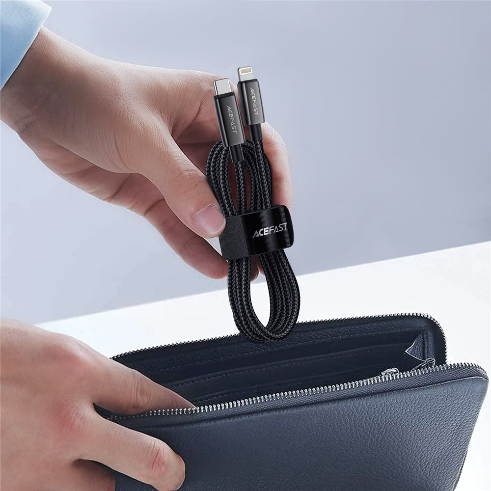 Καλώδιο Δεδομένων και Φόρτισης USB-C - Lightning Acefast C23-01, 30W, 1.2m, Μαύρο