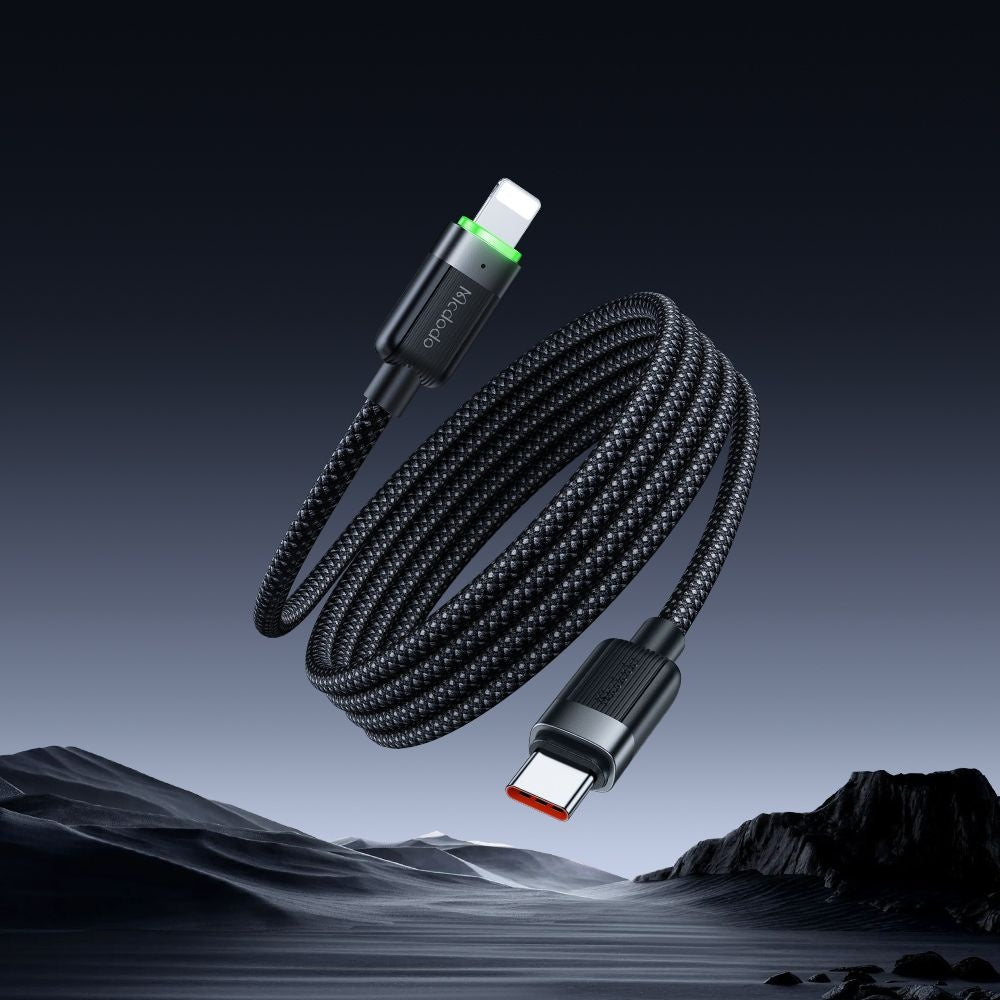 Καλώδιο Δεδομένων και Φόρτισης USB-C - Lightning McDodo CA-2010 Self Winding, 36W, 1.2m, Μαύρο