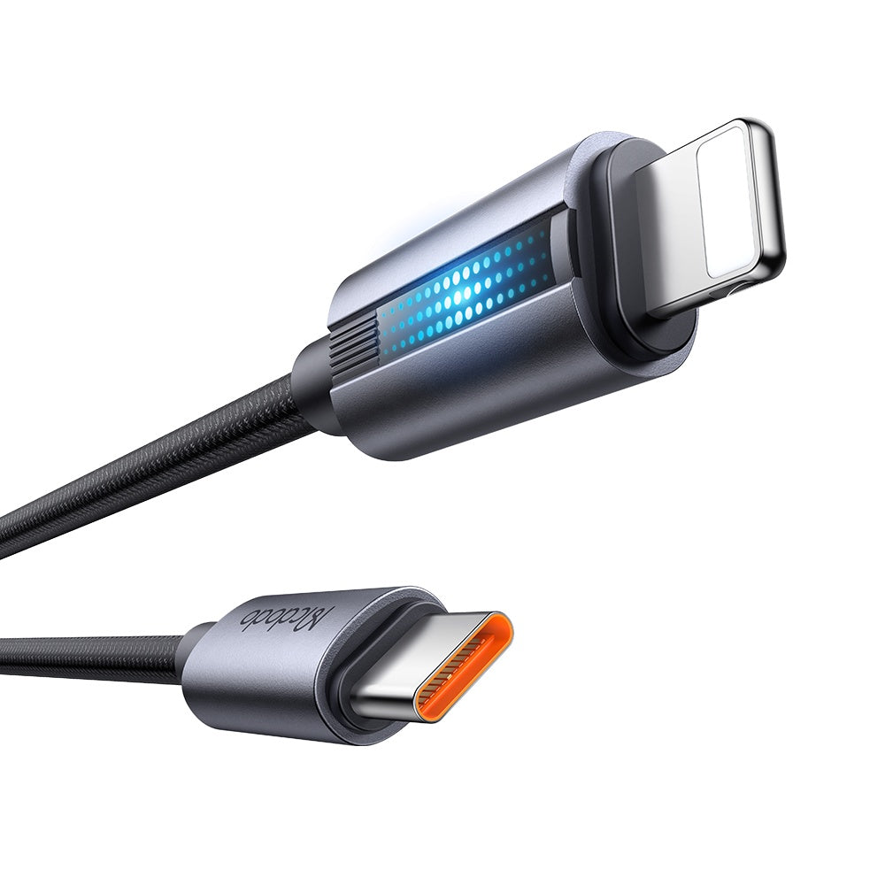USB-C to Lightning McDodo CA-5710 Data and Charging Cable, 36W, 1.2m, Black