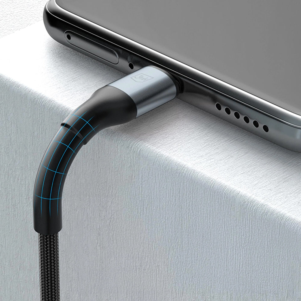 Καλώδιο Δεδομένων και Φόρτισης USB-C - USB-C 3MK Hyper, 240W, 2m, Μαύρο