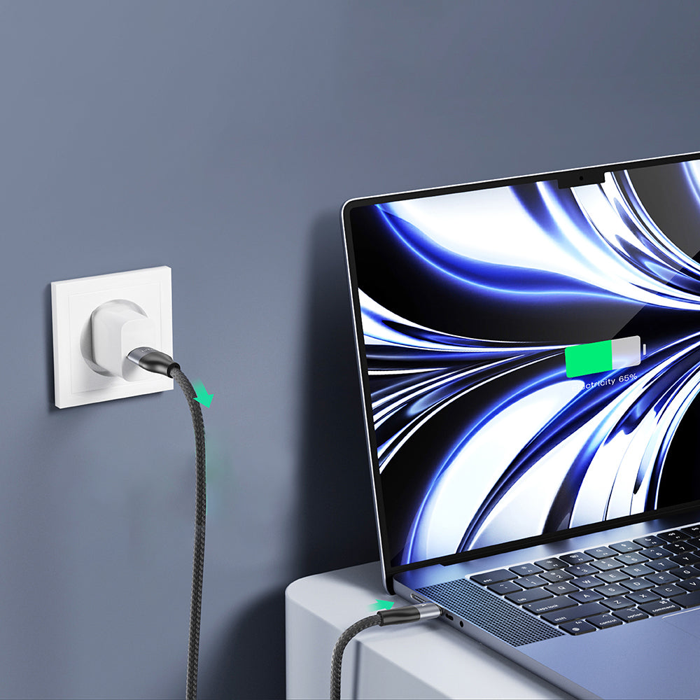 Καλώδιο Δεδομένων και Φόρτισης USB-C - USB-C Lito LD23CC, 100W, 1m, Γκρι
