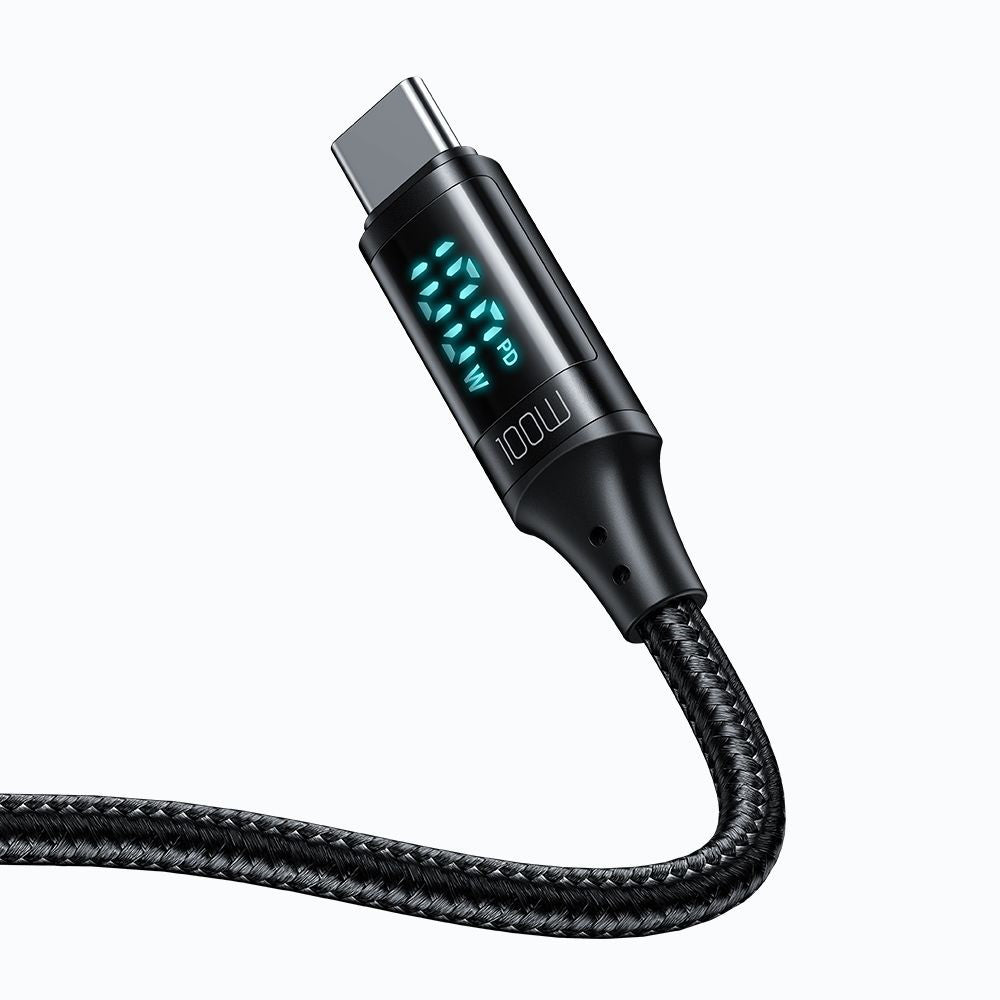 Καλώδιο Δεδομένων και Φόρτισης USB-C - USB-C McDodo CA-1100 Display, 100W, 1.2m, Μαύρο