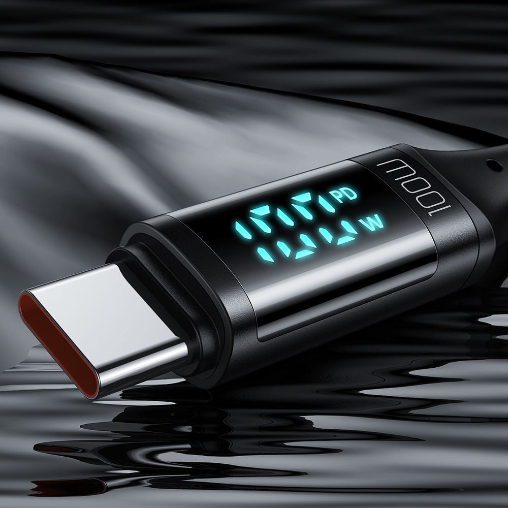 Καλώδιο Δεδομένων και Φόρτισης USB-C - USB-C McDodo CA-1100 Display, 100W, 1.2m, Μαύρο