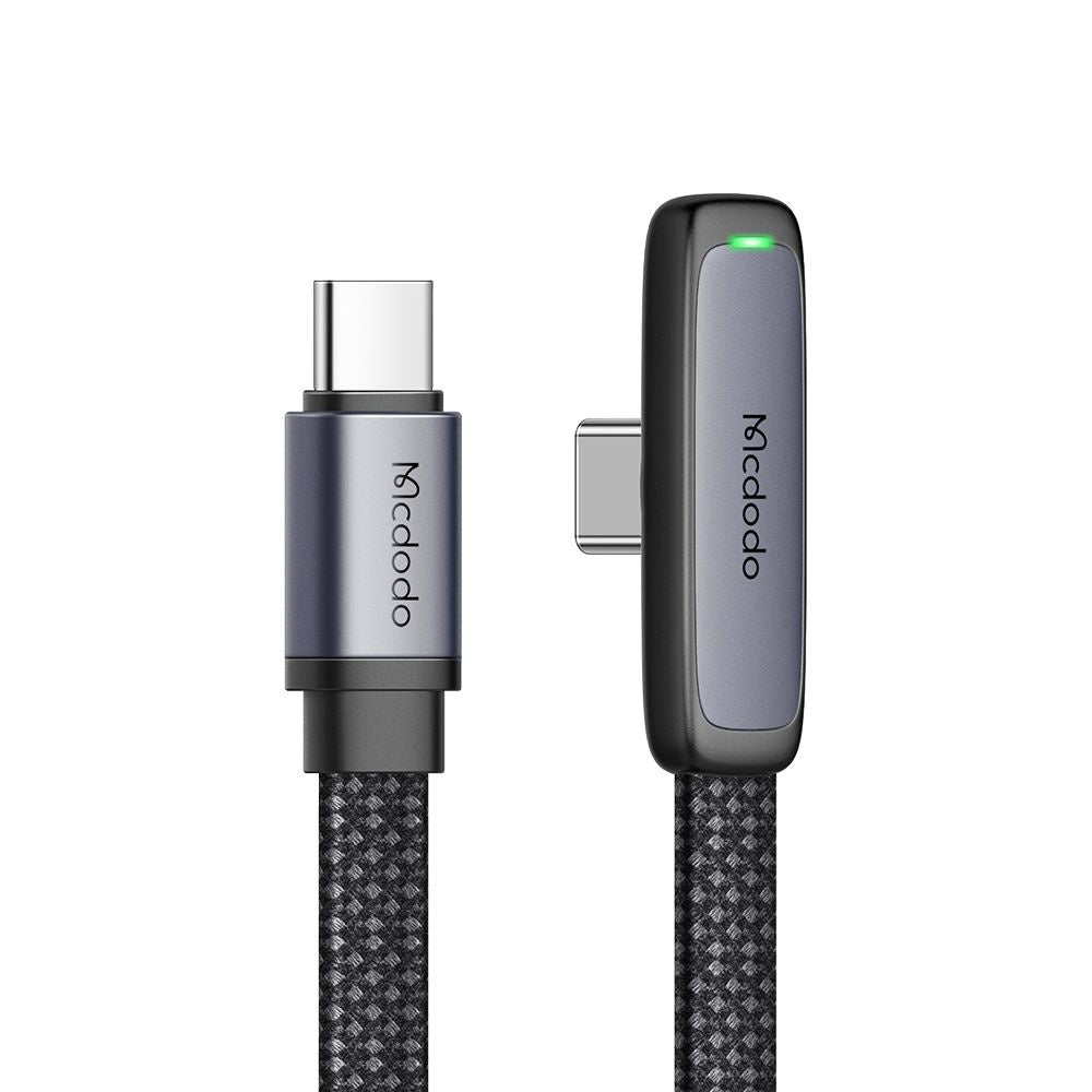 Καλώδιο Δεδομένων και Φόρτισης USB-C - USB-C McDodo CA-3360 Angled, 65W, 1.2m, Μαύρο