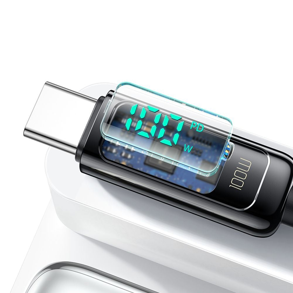 Καλώδιο Δεδομένων και Φόρτισης USB-C - USB-C McDodo CA-8820 Display, 100W, 1.2m, Μαύρο