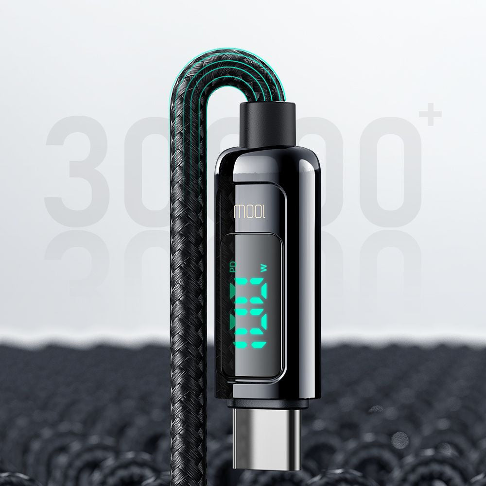 Καλώδιο Δεδομένων και Φόρτισης USB-C - USB-C McDodo CA-8820 Display, 100W, 1.2m, Μαύρο
