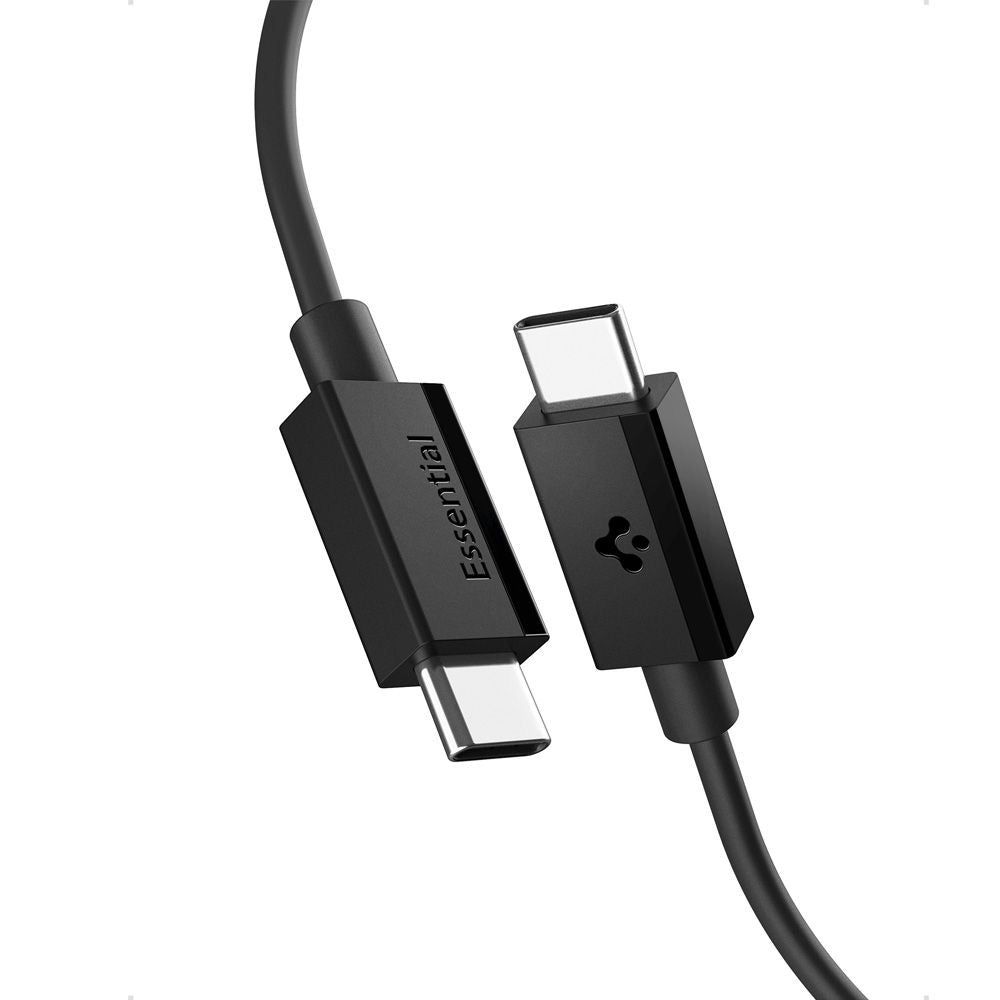 Καλώδιο Δεδομένων και Φόρτισης USB-C - USB-C Spigen Essential, 60W, 2m, Μαύρο ACA08720