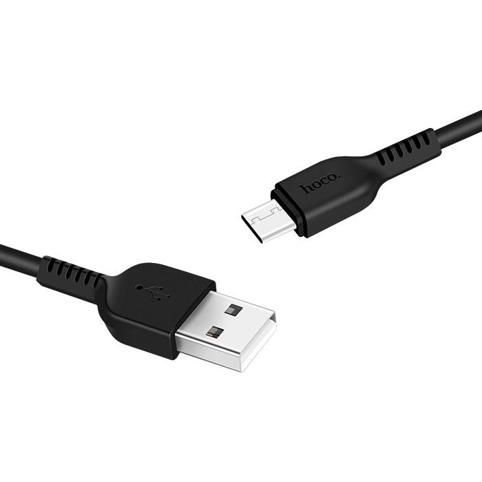 Καλώδιο Δεδομένων και Φόρτισης USB-A - USB-C HOCO Flash X20, 18W, 3μ, Μαύρο
