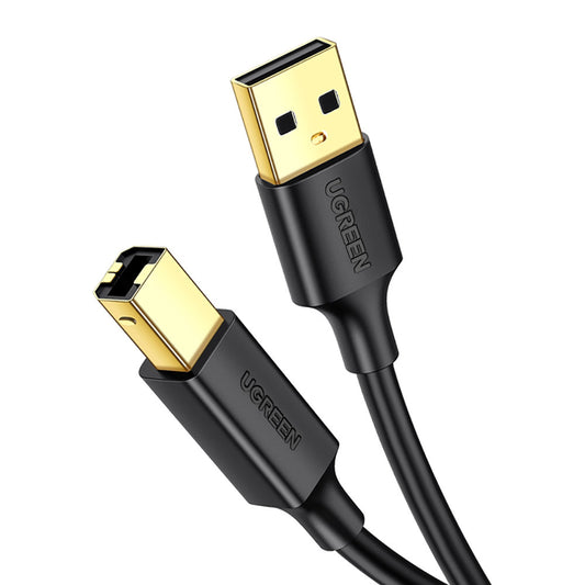 Printer Cable UGREEN US135, USB-A - USB-B, 1m, Black