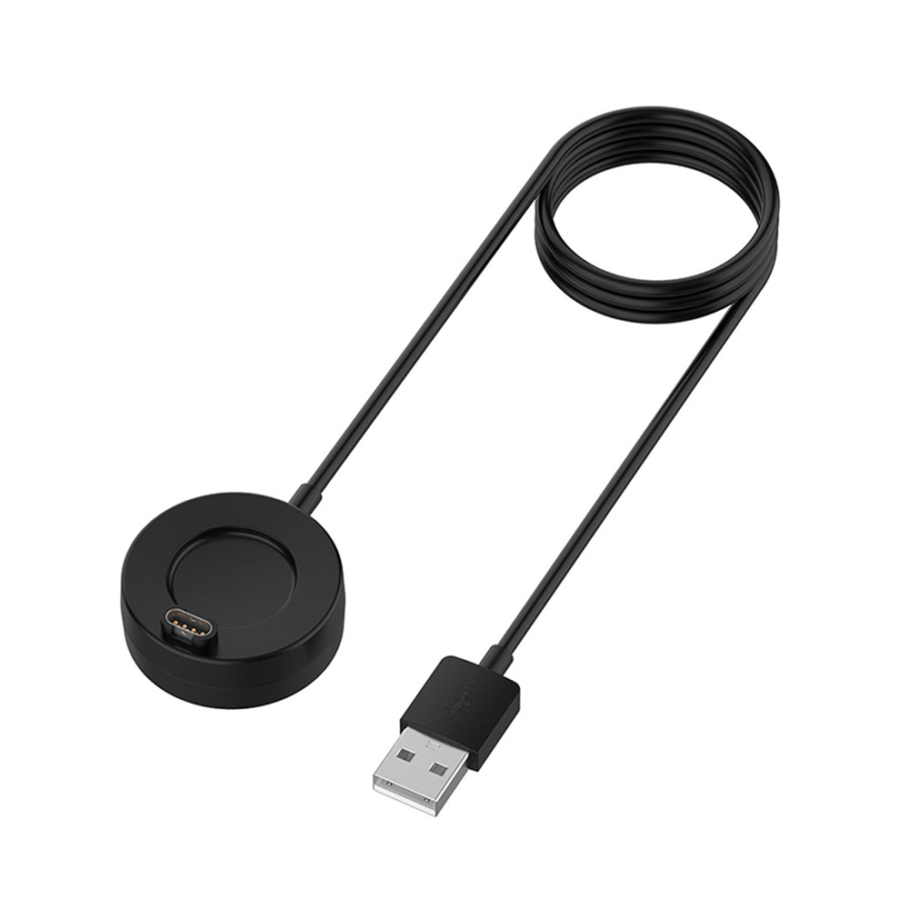 Καλώδιο Φόρτισης Techsuit TGC4 για Garmin Fenix 5 Plus / 7X / 6X / 6 / 5, USB-A, Μαύρο