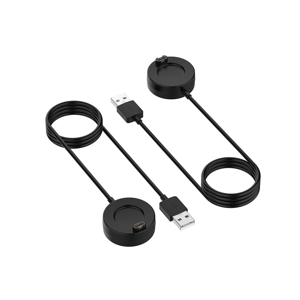 Καλώδιο Φόρτισης Techsuit TGC4 για Garmin Fenix 5 Plus / 7X / 6X / 6 / 5, USB-A, Μαύρο
