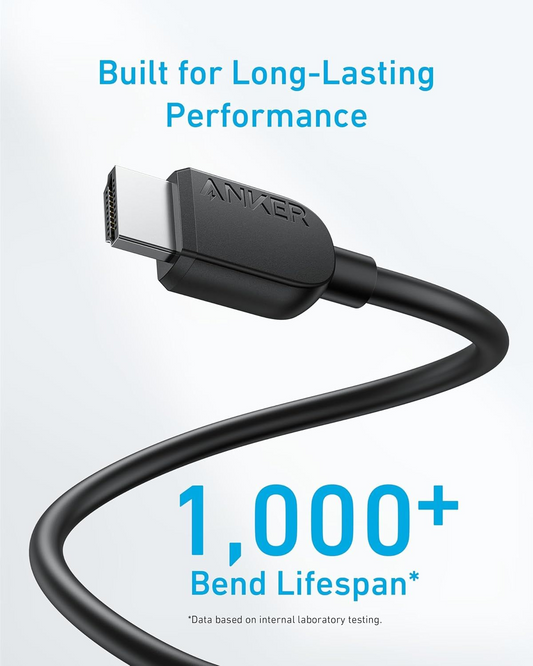 Καλώδιο Βίντεο Anker, HDMI - HDMI, 8K, 1.8m, Μαύρο A8742011