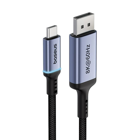 Καλώδιο ήχου και βίντεο USB-C - DisplayPort USB-C Baseus Ultra Clarity, 8K, 1,5m, μαύρο B006337070D111-00