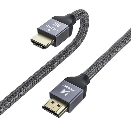 WZK Καλώδιο βίντεο Ultraboost, HDMI - HDMI, 8K, 3m, γκρι WHDMI-30 WHDMI-30