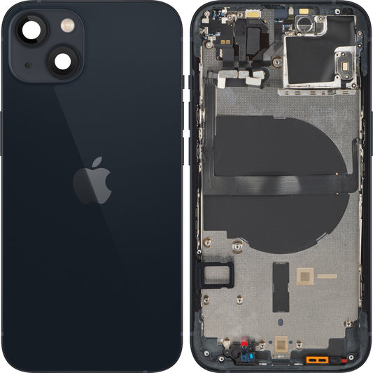 Κάλυμμα μπαταρίας Apple iPhone 13 mini, με μισή θήκη, μαύρο (μεσάνυχτα), Ανταλλαγή