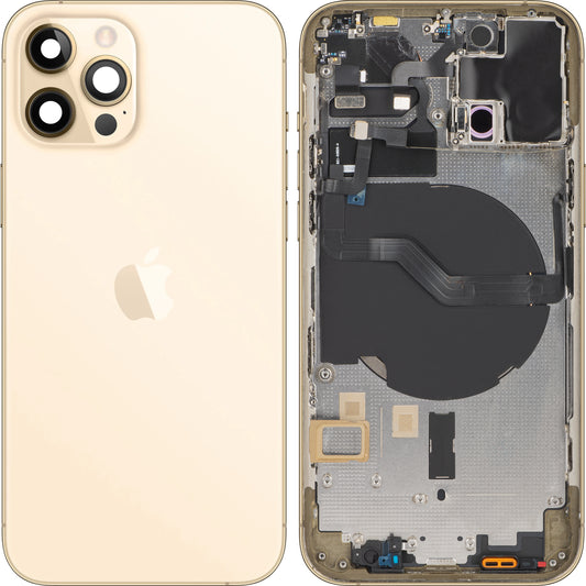 Κάλυμμα μπαταρίας Apple iPhone 12 Pro, με μισή θήκη, χρυσό, Ανταλλαγή