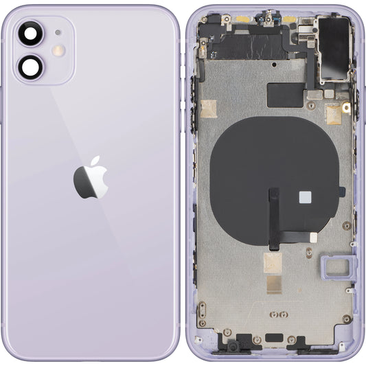 Apple iPhone 11 Battery Cover, With Case, Purple, Swap