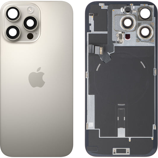 Καπάκι Μπαταρίας Apple iPhone 16 Pro Max, Μπεζ (Natural Titanium), Swap