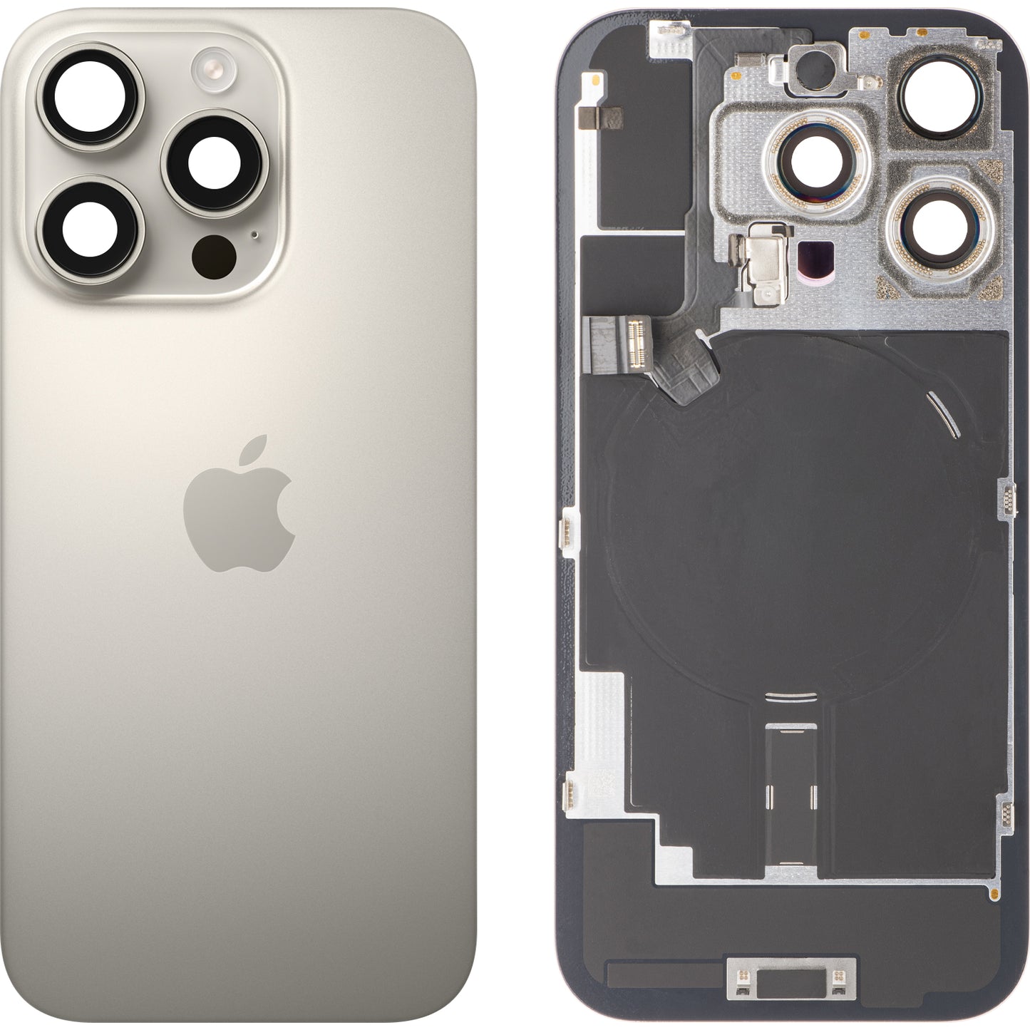 Κάλυμμα Μπαταρίας Apple iPhone 16 Pro, Μπεζ (Natural Titanium), Swap