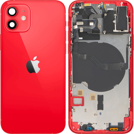 Κάλυμμα Μπαταρίας Apple iPhone 12, Με Μεσαία Θήκη, Κόκκινο, Swap