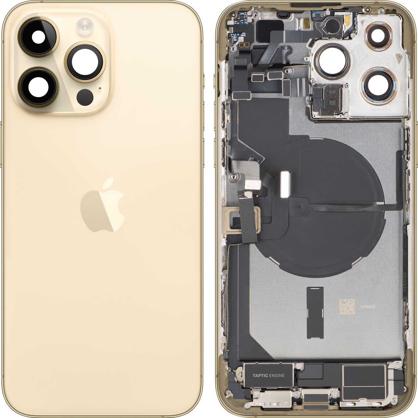 Κάλυμμα Μπαταρίας Apple iPhone 14 Pro Max, Με Μεσαίο Κέλυφος, Πλήρη Εξαρτήματα, Χρυσό, Swap
