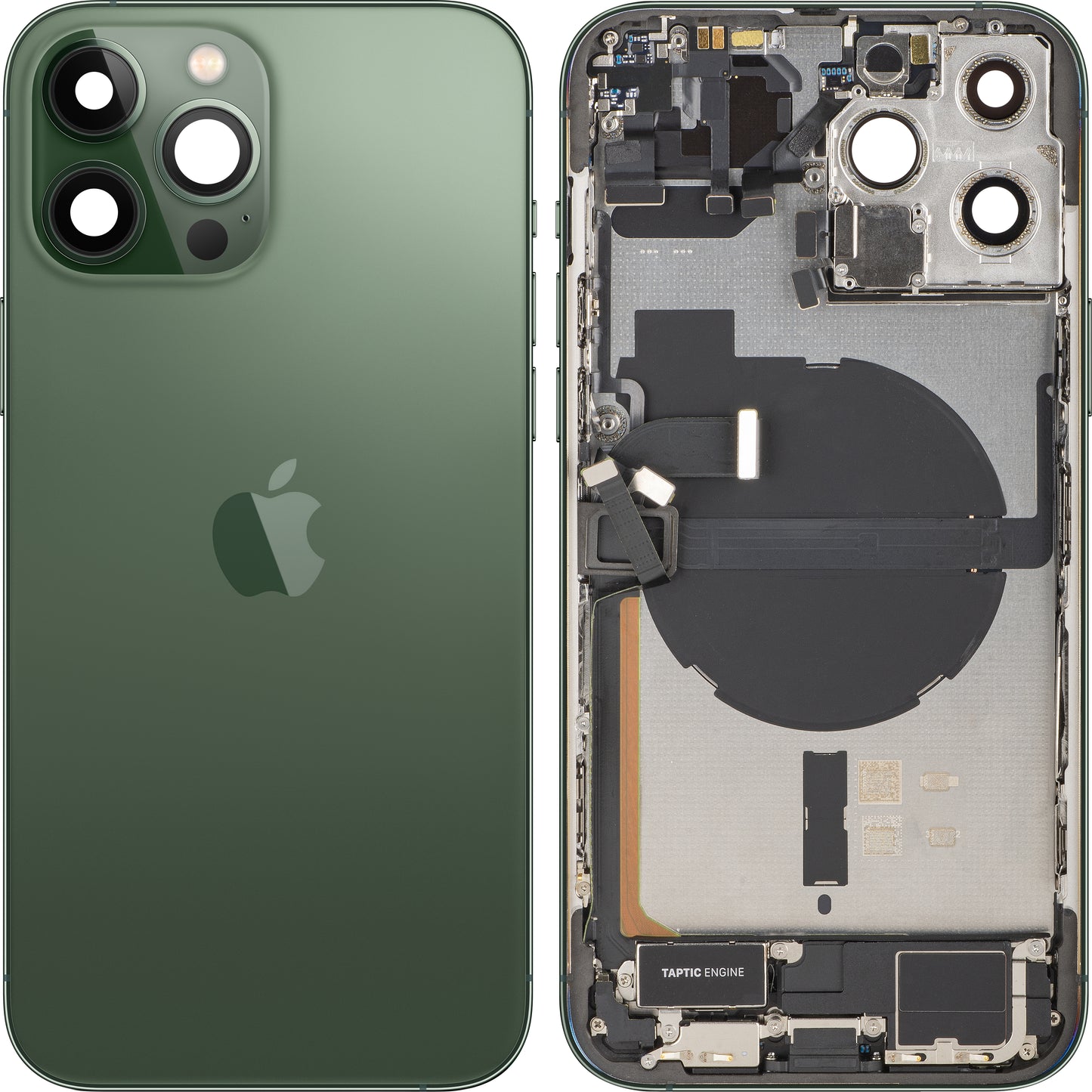 Κάλυμμα Μπαταρίας Apple iPhone 13 Pro Max, Με Μεσαίο Κέλυφος, Πλήρη Εξαρτήματα, Πράσινο (Alpine Green), Swap