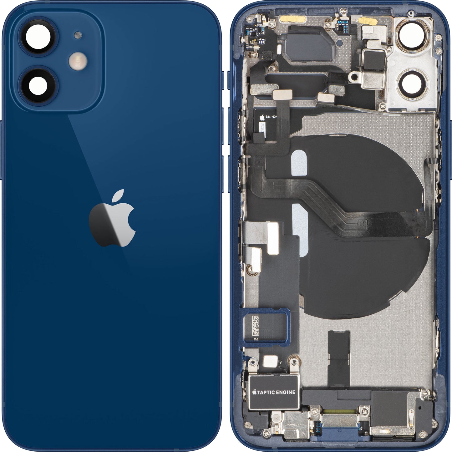 Κάλυμμα Μπαταρίας Apple iPhone 12 mini, Με Μεσαίο Πλαίσιο, Πλήρη Εξαρτήματα, Μπλε, Swap