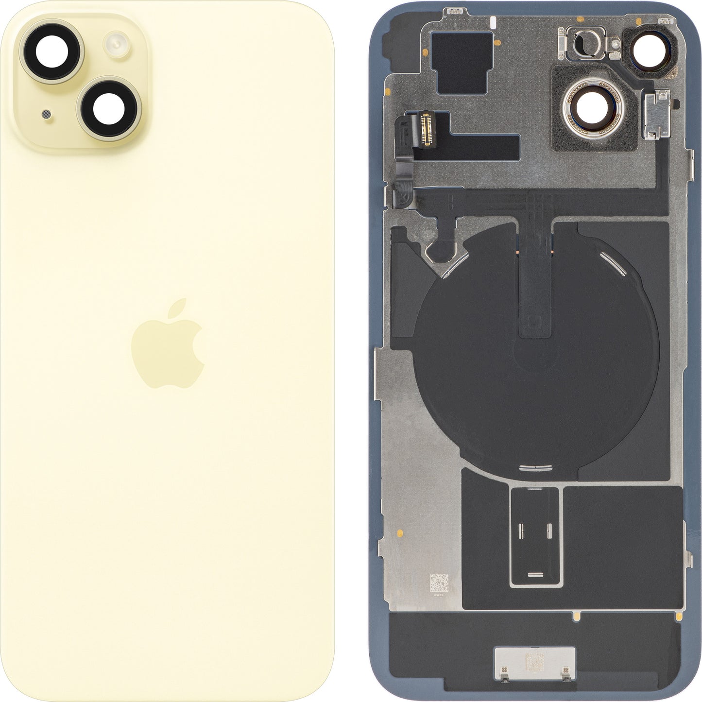 Apple iPhone 15 Plus Battery Cover, Yellow, Swap