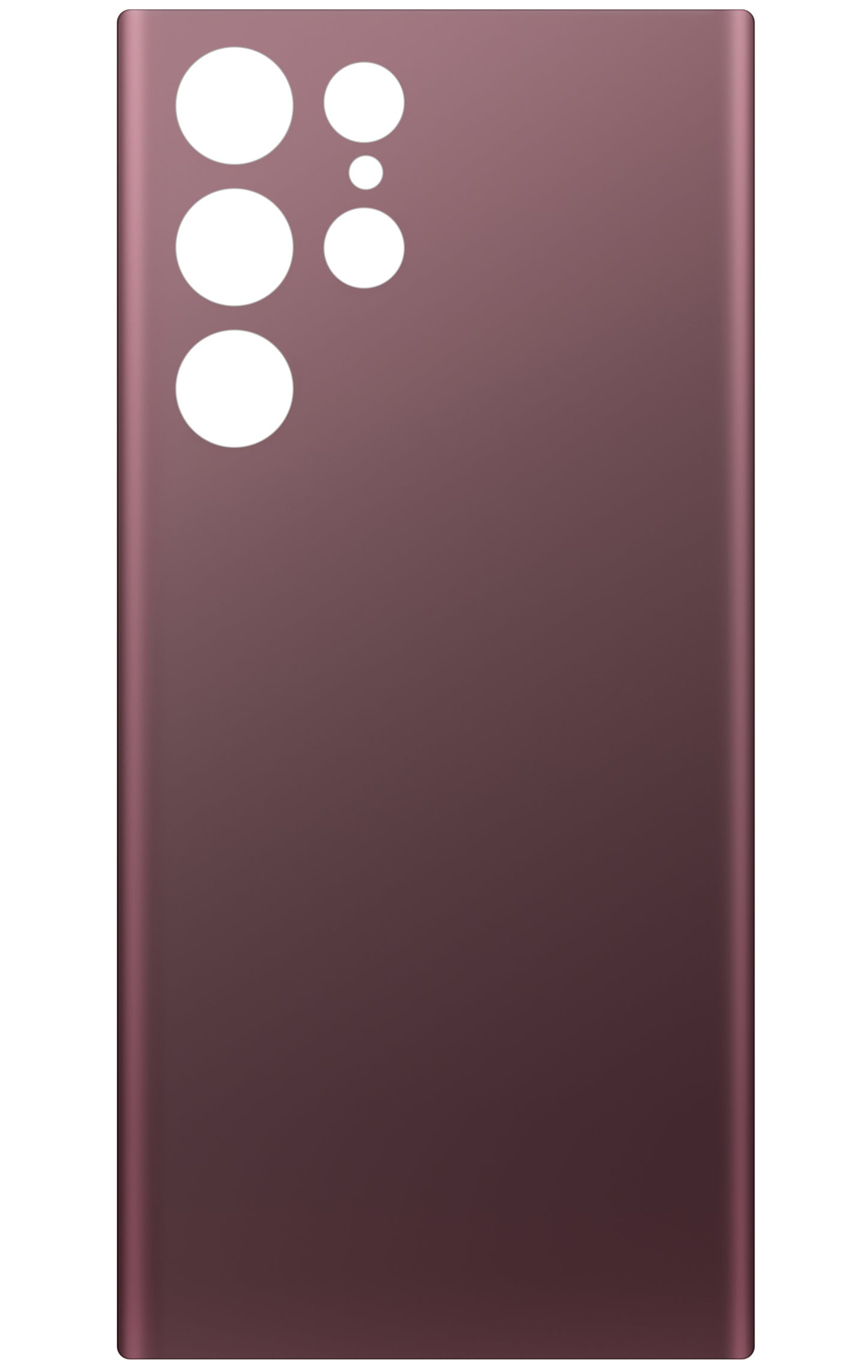 Καπάκι Μπαταρίας συμβατό με Samsung Galaxy S22 Ultra 5G S908, Βυσσινί